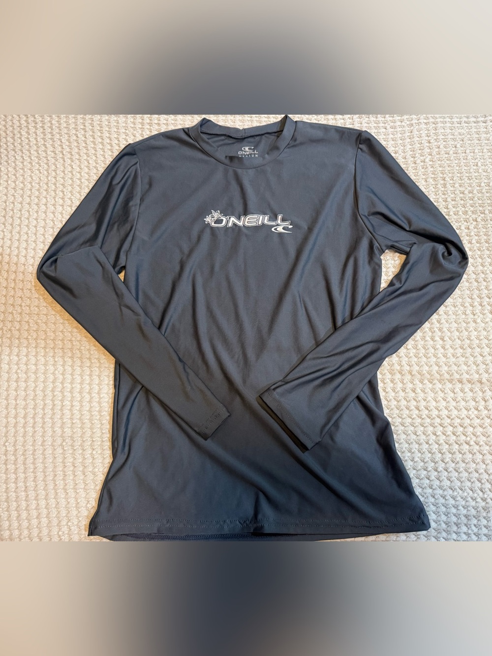 O'Neill Black Long Sleeve Rash Guard Top